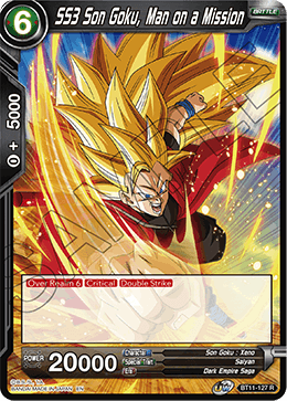 SS3 Son Goku, Man on a Mission - Vermilion Bloodline - Rare - BT11-127