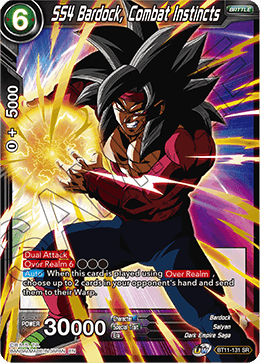 SS4 Bardock, Combat Instincts - Vermilion Bloodline - Super Rare - BT11-131