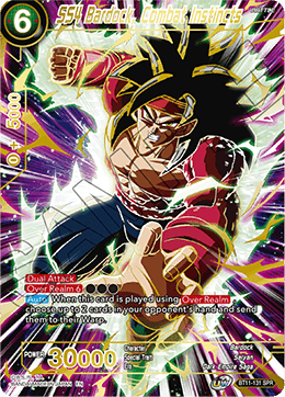 SS4 Bardock, Combat Instincts (SPR) - Vermilion Bloodline (2nd Edition) - Special Rare - BT11-131