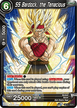 SS Bardock, the Tenacious - Vermilion Bloodline (2nd Edition) - Rare - BT11-132