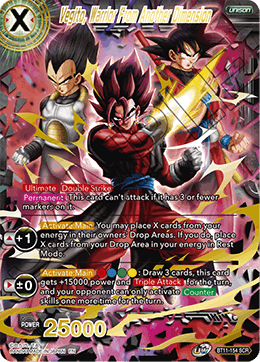 Vegito, Warrior From Another Dimension - Vermilion Bloodline (2nd Edition) - Secret Rare - BT11-154