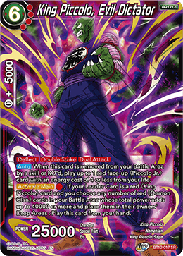 King Piccolo, Evil Dictator - Vicious Rejuvenation - Super Rare - BT12-017