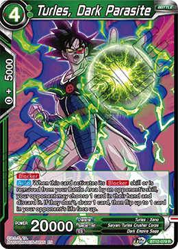 Turles, Dark Parasite - Vicious Rejuvenation - Rare - BT12-079