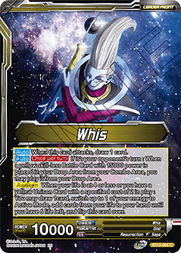 Whis // Whis, Godly Mentor - Vicious Rejuvenation - Common - BT12-085