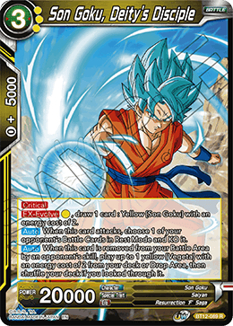 Son Goku, Deity's Disciple - Vicious Rejuvenation - Rare - BT12-089