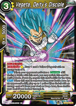 Vegeta, Deity's Disciple - Vicious Rejuvenation - Rare - BT12-092