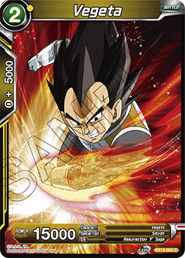 Vegeta - Vicious Rejuvenation - Common - BT12-093