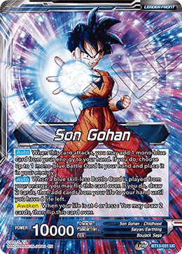 Son Gohan // SS2 Son Gohan, Pushed to the Brink - Supreme Rivalry - Uncommon - BT13-031