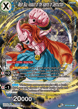 Majin Buu, Assault of the Agents of Destruction - Supreme Rivalry - Super Rare - BT13-034