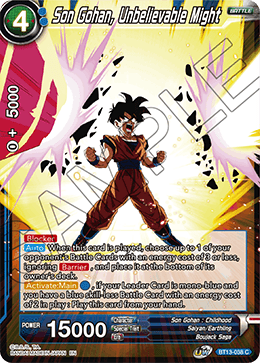 Son Gohan, Unbelievable Might - Supreme Rivalry - Common - BT13-038