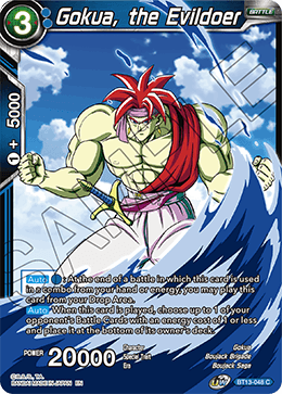 Gokua, the Evildoer - Supreme Rivalry - Common - BT13-048