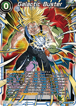 Galactic Buster - Supreme Rivalry - Super Rare - BT13-060