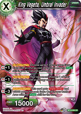 King Vegeta, Umbral Invader - Supreme Rivalry - Uncommon - BT13-064