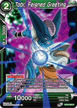 Tobi, Feigned Greeting - Supreme Rivalry - Rare - BT13-068