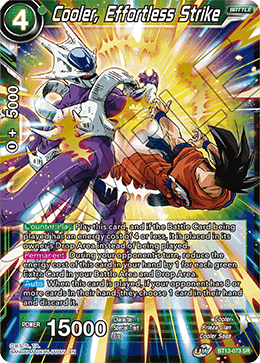 Cooler, Effortless Strike - Supreme Rivalry - Super Rare - BT13-073