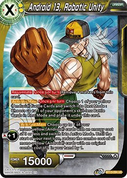 Android 13, Robotic Unity - Supreme Rivalry - Uncommon - BT13-094