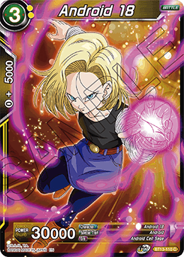 Android 18 - Supreme Rivalry - Common - BT13-110