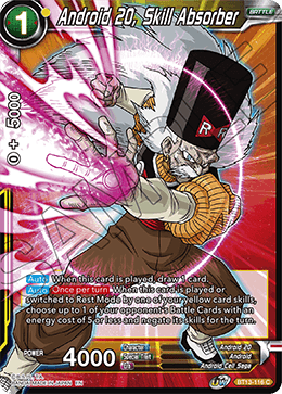 Android 20, Skill Absorber - Supreme Rivalry - Common - BT13-116