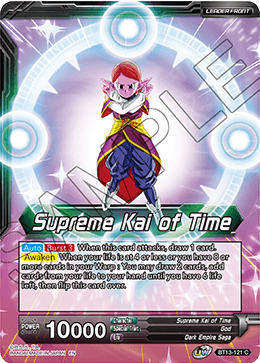 Supreme Kai of Time // Supreme Kai of Time, the Chronokeeper - Supreme Rivalry - Common - BT13-121