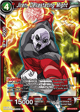 Jiren, Devastating Might - Cross Spirits - Rare - BT14-016