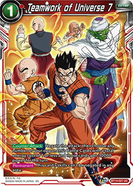 Teamwork of Universe 7 - Cross Spirits - Uncommon - BT14-027