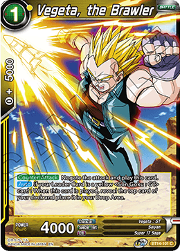 Vegeta, the Brawler - Cross Spirits - Common - BT14-101