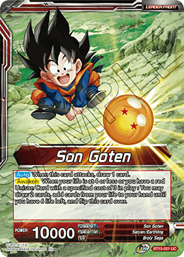 Son Goten // SS Son Goten, Kamehameha Miracle - Saiyan Showdown Pre-Release Cards - Uncommon - BT15-001