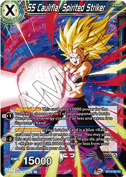 SS Caulifla, Spirited Striker - Saiyan Showdown - Uncommon - BT15-034