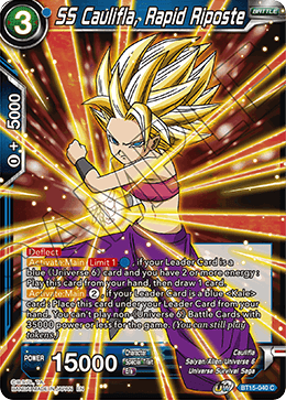 SS Caulifla, Rapid Riposte - Saiyan Showdown - Common - BT15-040