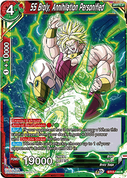 SS Broly, Annihilation Personified - Saiyan Showdown - Rare - BT15-144