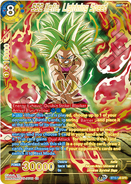 SS2 Kefla, Lightning Speed (SPR) - Saiyan Showdown - Special Rare - BT15-148