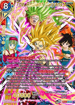 The Radiant Saiyans - Saiyan Showdown - Secret Rare - BT15-154