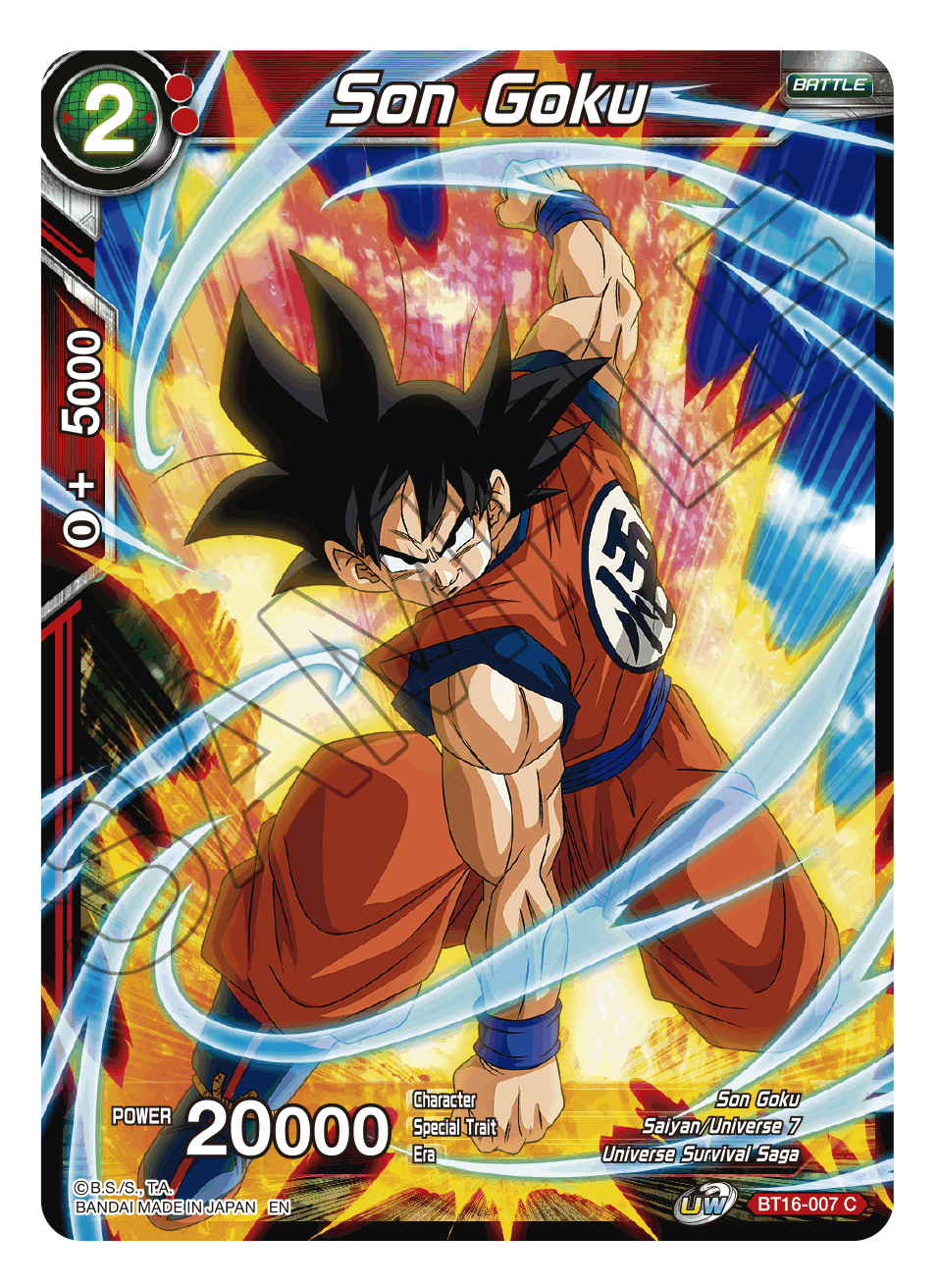 Son Goku - Realm of the Gods - Common - BT16-007