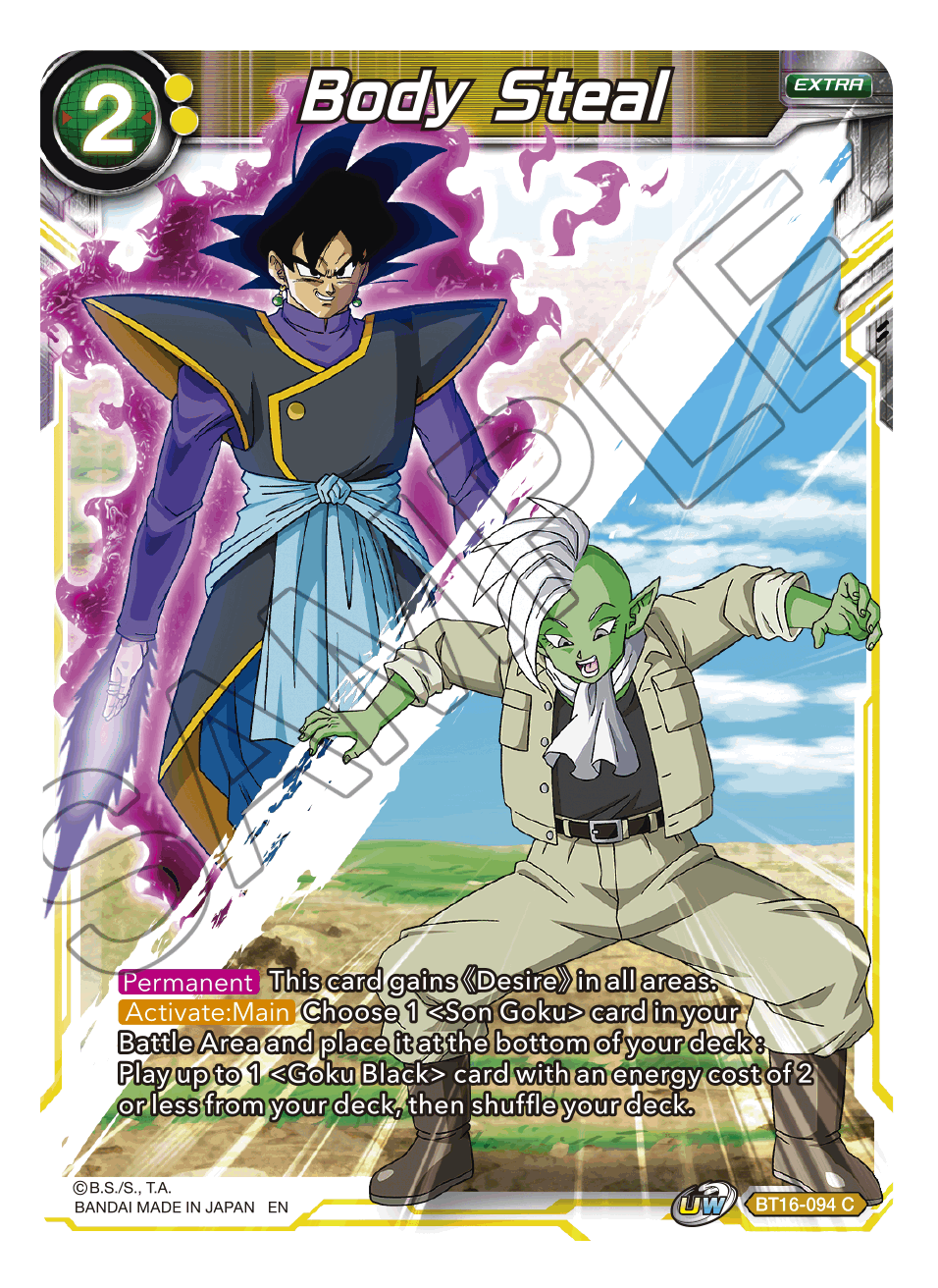 Body Steal - Realm of the Gods - Common - BT16-094