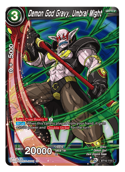 Demon God Gravy, Umbral Might - Realm of the Gods - Common - BT16-119