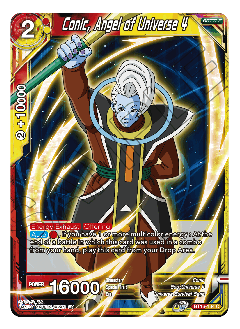Conic, Angel of Universe 4 - Realm of the Gods - Common - BT16-134