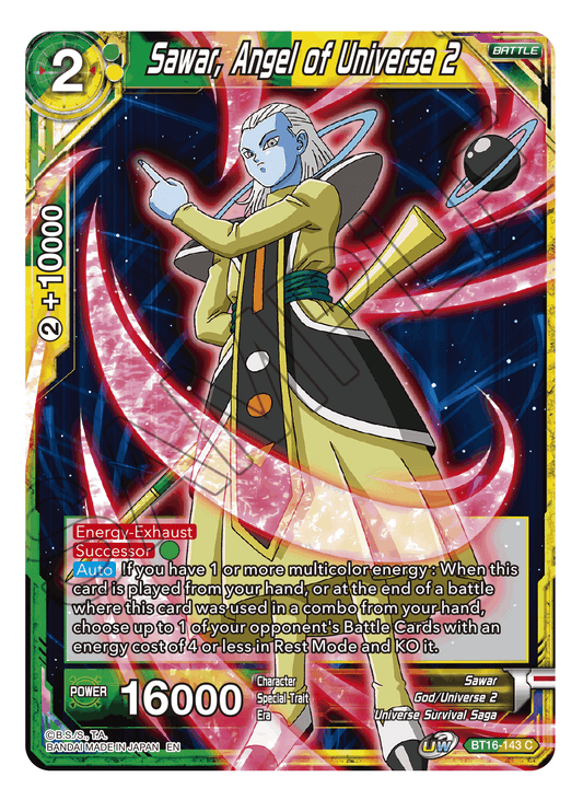 Sawar, Angel of Universe 2 - Realm of the Gods - Common - BT16-143
