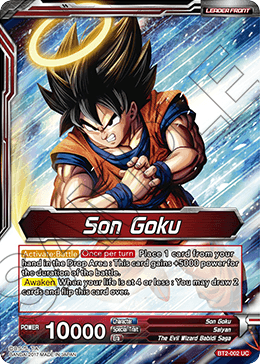 Son Goku // Soul Unleashed Son Goku - Union Force - Uncommon - BT2-002