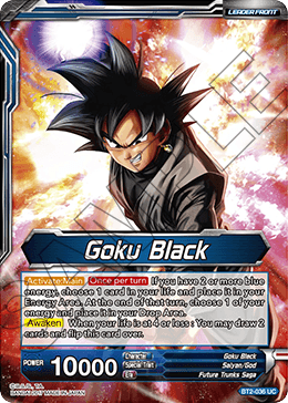 Goku Black // Goku Black, The Bringer of Despair - Union Force - Uncommon - BT2-036