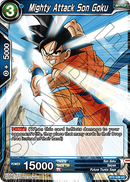 Mighty Attack Son Goku - Union Force - Uncommon - BT2-038