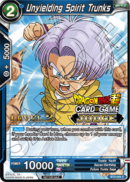 Unyielding Spirit Trunks (Level 2) - Judge Promotion Cards - Promo - BT2-044