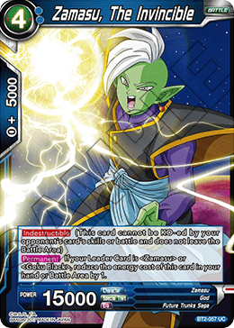 Zamasu, The Invincible - Union Force - Uncommon - BT2-057