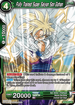 Fully Trained Super Saiyan Son Gohan - Union Force - Uncommon - BT2-074