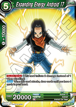 Expanding Energy Android 17 - Union Force - Uncommon - BT2-088