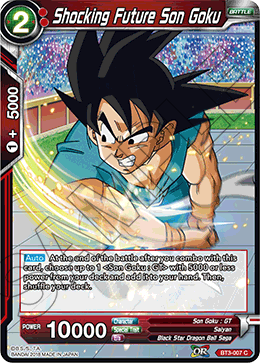 Shocking Future Son Goku - Cross Worlds - Common - BT3-007