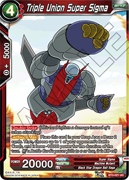 Triple Union Super Sigma - Cross Worlds - Uncommon - BT3-021