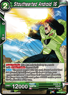 Stouthearted Android 16 - Cross Worlds - Common - BT3-068