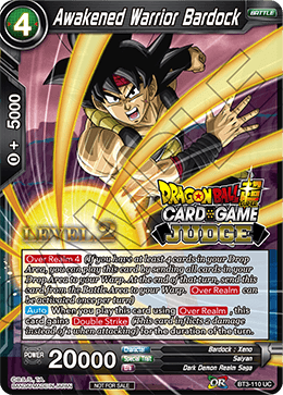Awakened Warrior Bardock (Level 2) - Judge Promotion Cards - Promo - BT3-110