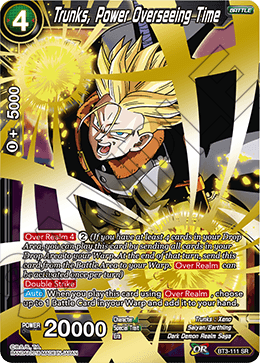 Trunks, Power Overseeing Time - Cross Worlds - Super Rare - BT3-111