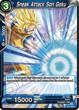 Sneak Attack Son Goku - Colossal Warfare - Common - BT4-026